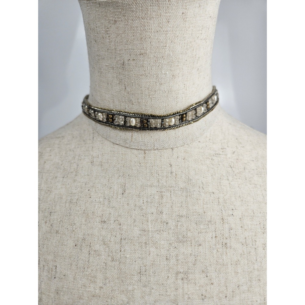Slipada Necklace Choker 925 Beaded‎